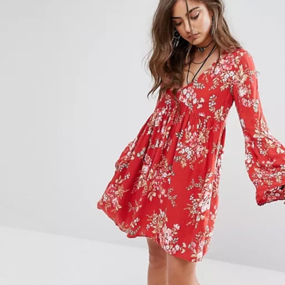 Denim & Supply Babydoll Floral Dress